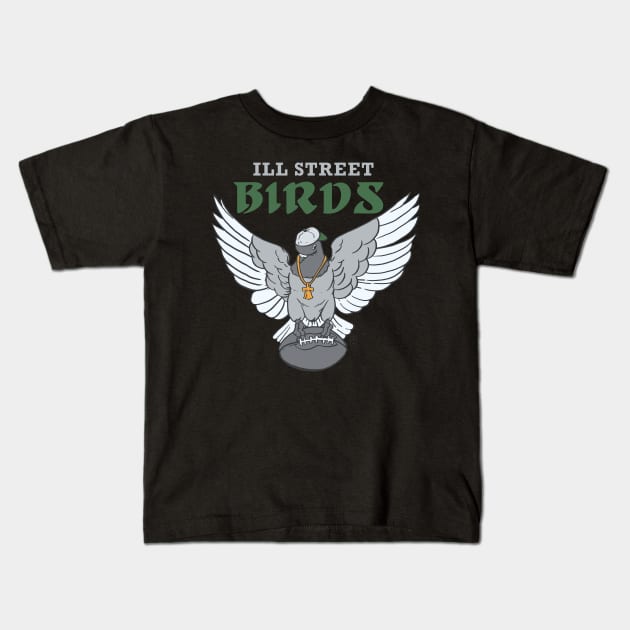 Ill Street Birds Kids T-Shirt by Thomcat23